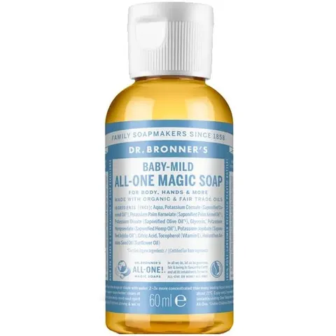 Dr. Bronner's Jabón Líquido sin Perfume 59 ml – imagen 2