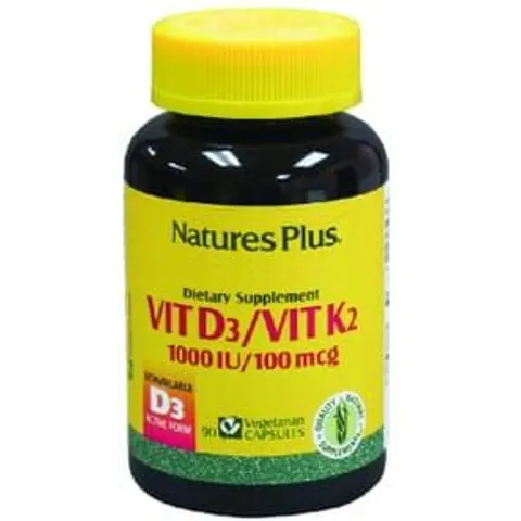 NaturesPlus Vitamina D3/Vitamina K2 90 caps – imagen 4