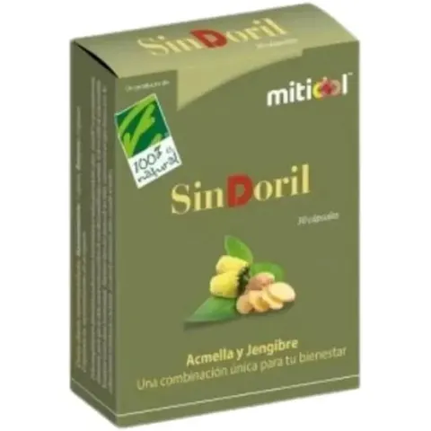 100% Natural SinDoril 30 Cápsulas – imagen 2