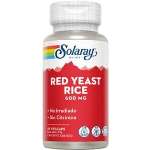 SOLARAY Red Yeast Rice 45caps – imagen 4
