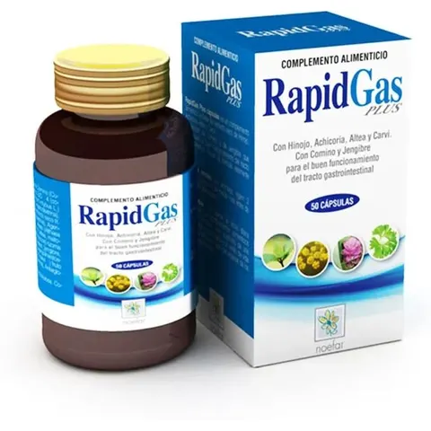 NOEFAR RapidGas Plus 50 caps – imagen 3