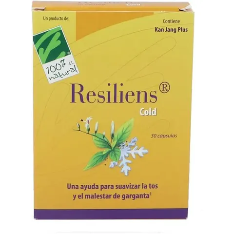 100% Natural Resiliens Cold 30 Cápsulas – imagen 3