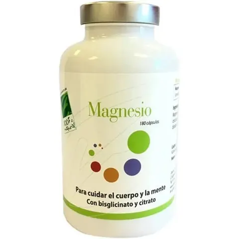100% Natural Magnesio 180 Cápsulas – imagen 5