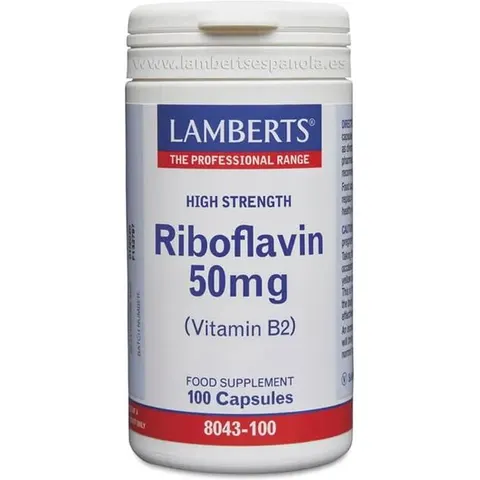 Lamberts Vit B2 Riboflavina 50 Mg – imagen 3