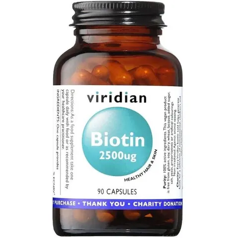 Viridian Biotina 2500 ug 90 Caps – imagen 4
