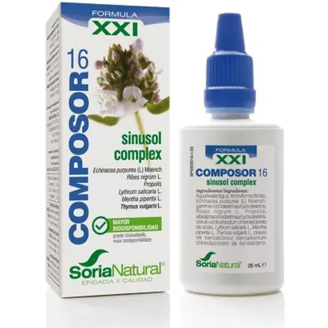 Soria natural composor 16 sinusol complex xxi 25ml. – imagen 2