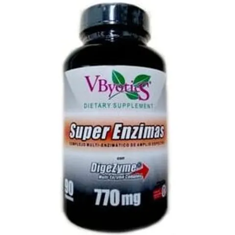 Vbyotics Super Enzimas 90 Cápsulas – imagen 3
