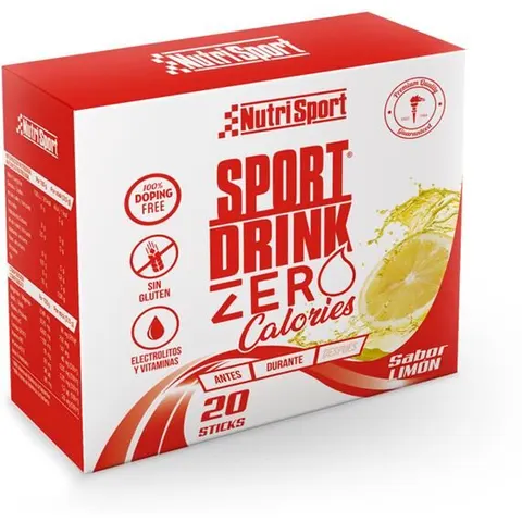NutriSport Zero Calorías Limón 20 Sticks – imagen 2
