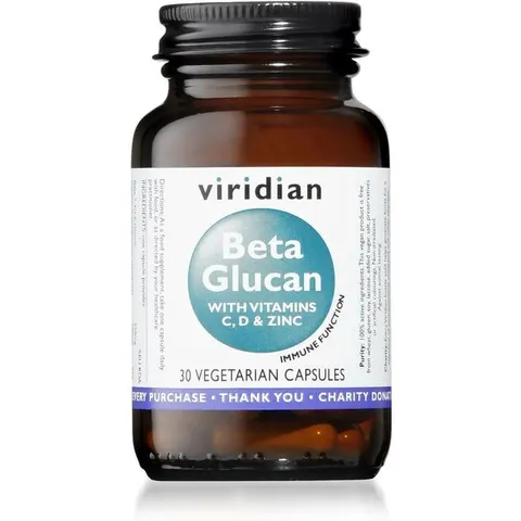 Viridian Beta Glucan 30 VCaps – imagen 3