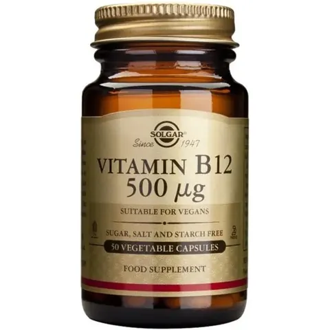 Solgar VITAMIN B12 500mcg 50 Vcaps – imagen 4