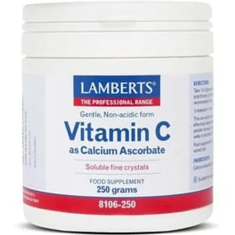Lamberts Vitamina C Ascorbato de Calcio 250g – imagen 3