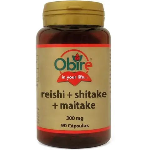 Obire reishi shitake maitake 90cap. – imagen 3
