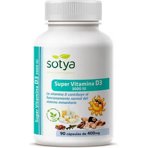 Sotya Súper Vitamina D3 90 cápsulas – imagen 4