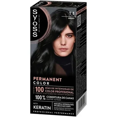 Syoss Tinte Permanent #1-1 Negro – imagen 2