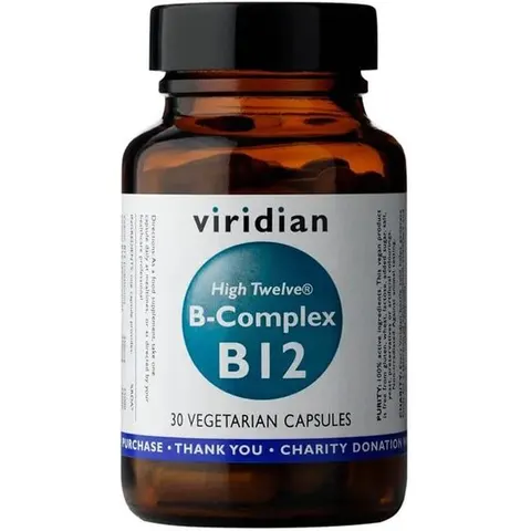 VIRIDIAN High Twelve B-complex B12 30 caps – imagen 4