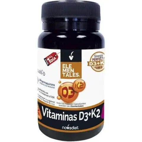 Novadiet Vitamina D3+K2 60 Caps – imagen 2
