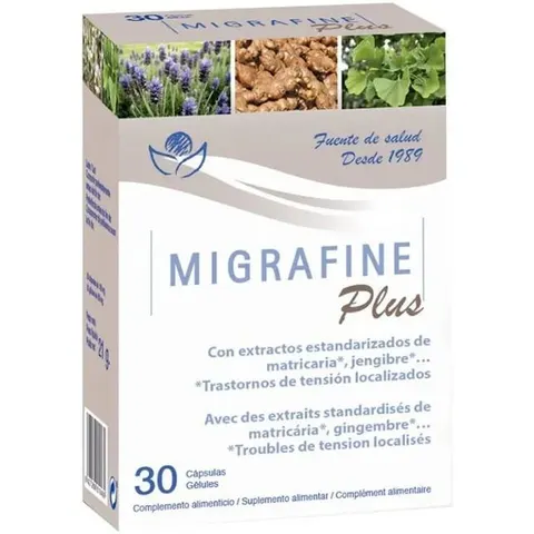 Bioserum Migrafine Plus 30 Cápsulas – imagen 2