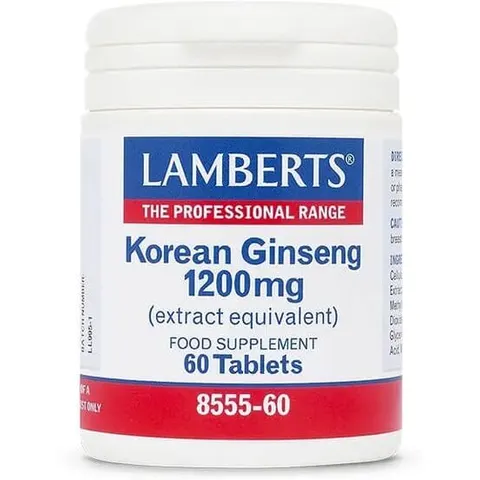 Lamberts Korean Ginseng 1200mg 60comp – imagen 4