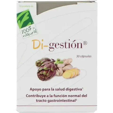 100% Natural Di-Gestión 30 caps – imagen 3