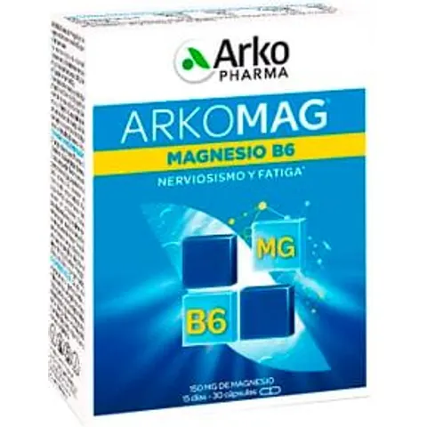 Arkopharma MAGNESIO + VITAMINA B6 30 Caps – imagen 2