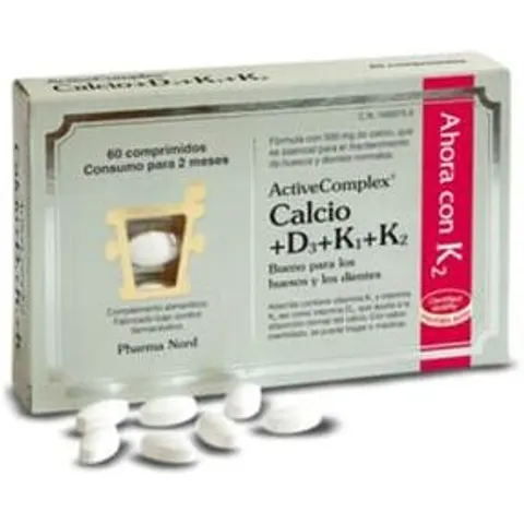 ActiveComplex® Calcio + D3 + K1+ K2 60 Comprimidos – imagen 2