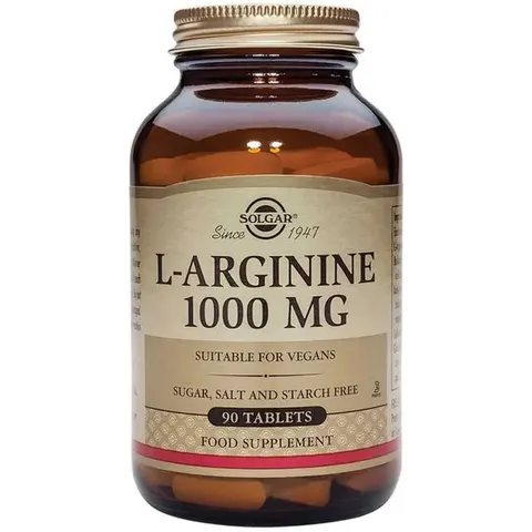 Solgar L-ARGININE 1000mg 90 Tabs – imagen 3
