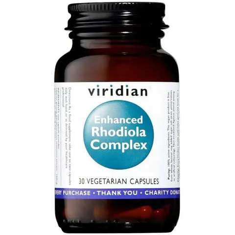 Viridian Rhodiola Complex 30 Cápsulas – imagen 4