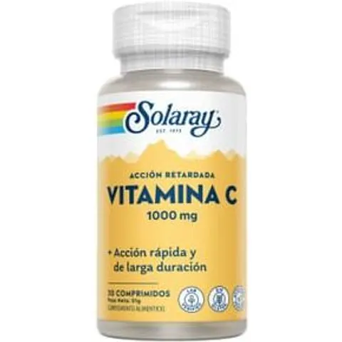 Solaray VITAMINA C 1000mg 30 Tabs – imagen 2