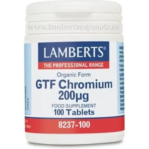 Lamberts CROMO GTF 200µg 100 Tabs – imagen 3