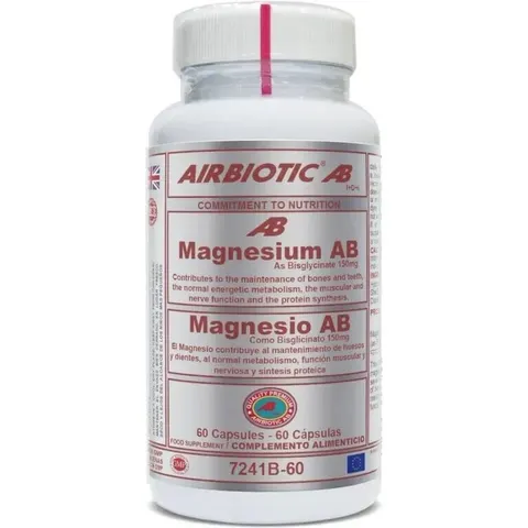 Airbiotic Magnesio AB 150mg 60cáps – imagen 3