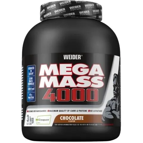 Weider Mega Mass 4000 3 Kg Chocolate – imagen 2