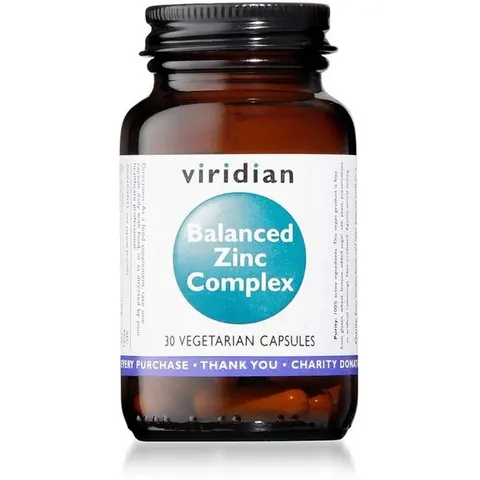 Viridian Balanced Zinc Complex 30 VCaps – imagen 3