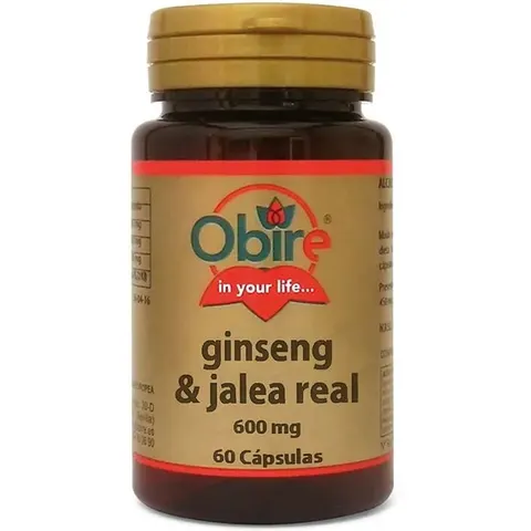 Obire ginseng y jalea real 60cap. – imagen 3