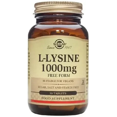 Solgar L-Lisina 1000 mg 50 Tabs – imagen 2