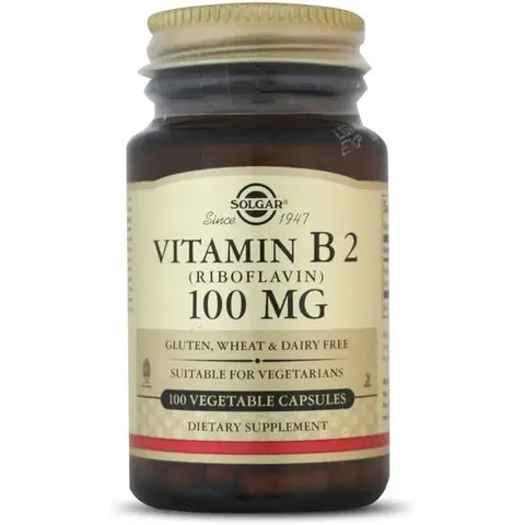 Solgar VITAMIN B2 100mg 100 VCaps – imagen 4