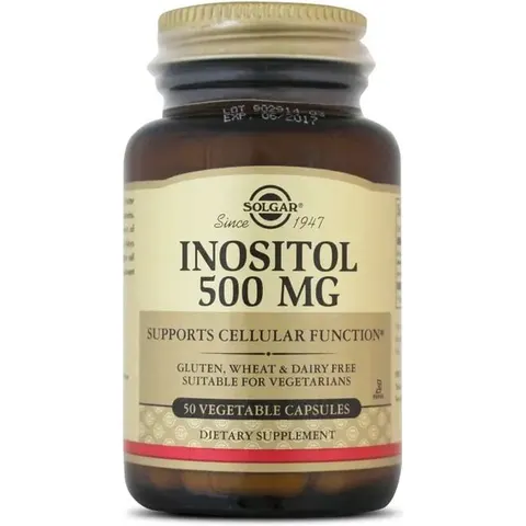 Solgar Inositol 500mg 50 cápsulas – imagen 3
