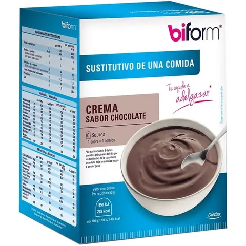 Biform Natillas Chocolate 6 Sobres – imagen 3