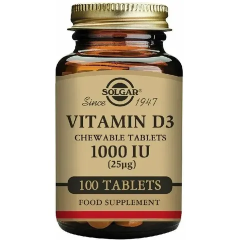 Solgar Vitamina D3 1000 UI 100 Comprimidos – imagen 4