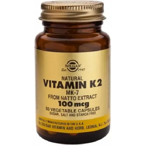Solgar Vitamina K2 100mcg 50 Caps – imagen 2