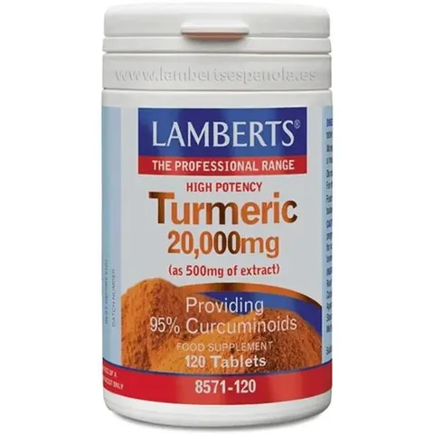 Lamberts Cúrcuma 120 Cápsulas – imagen 3