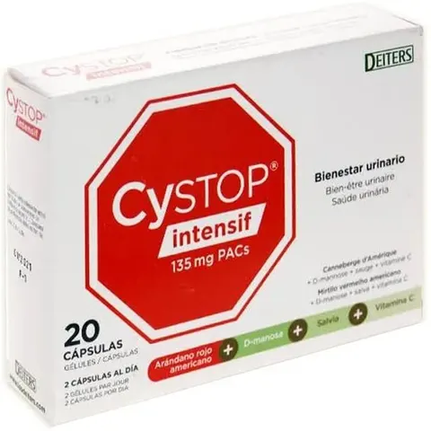 Deiters Cystop Intensif 20 Caps – imagen 3