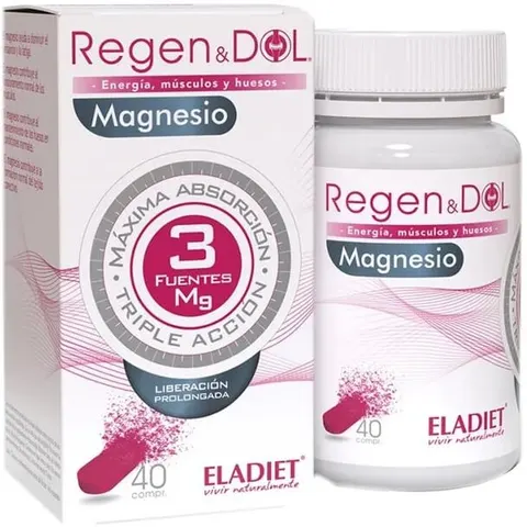 Eladiet Regendol Magnesio 40 Comprimidos – imagen 3