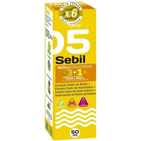 Novadiet Sebil Sin Gluten 50 ml – imagen 2