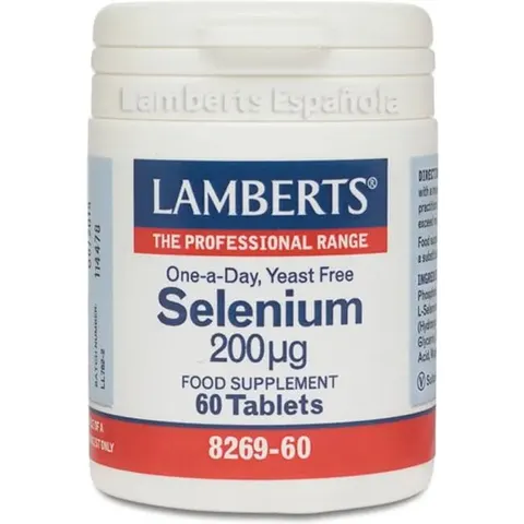 Lamberts SELENIO 200µg 60 Tabs – imagen 4