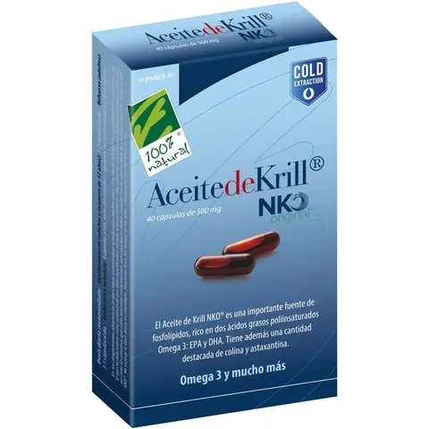 100% Natural Aceite de KRILL NKO 40 Cápsulas – imagen 4