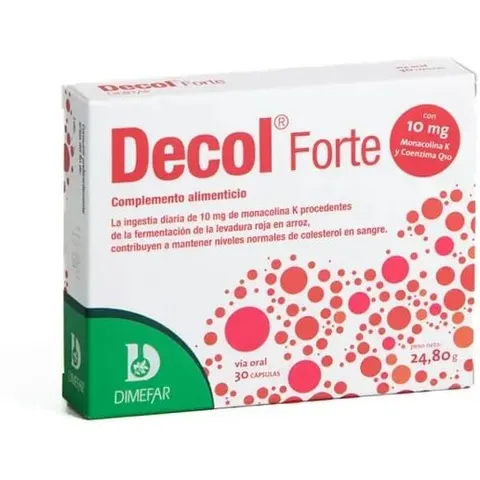 Dimefar Decol Forte+ Colesterol 30 Cápsulas – imagen 5