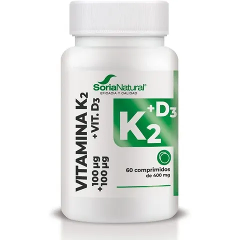 Soria Natural Vitamina K2 + D3 60 Tabs – imagen 2
