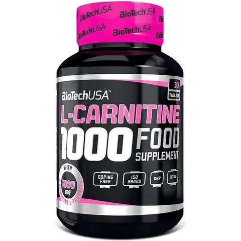 Biotechusa l-carnitine 1000 mg - 30 comp – imagen 2