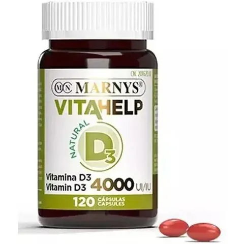 Marnys Vitahelp Vitamina D3 120 Perlas – imagen 4