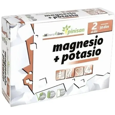 Pinisan magnesio+potasio 60comp – imagen 2